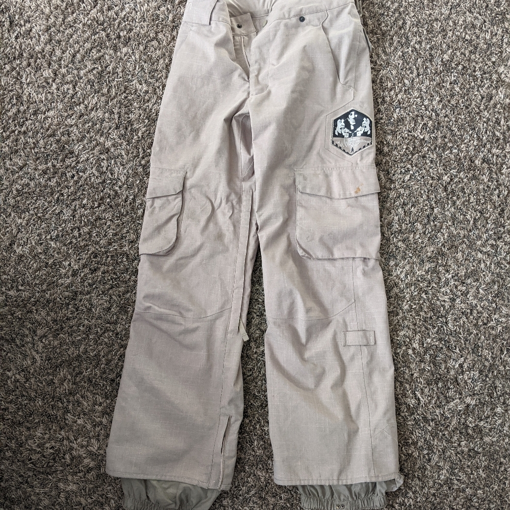 Burton the white snow pants